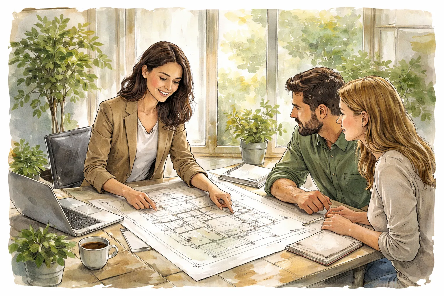 Discussão de planos de arquitetura