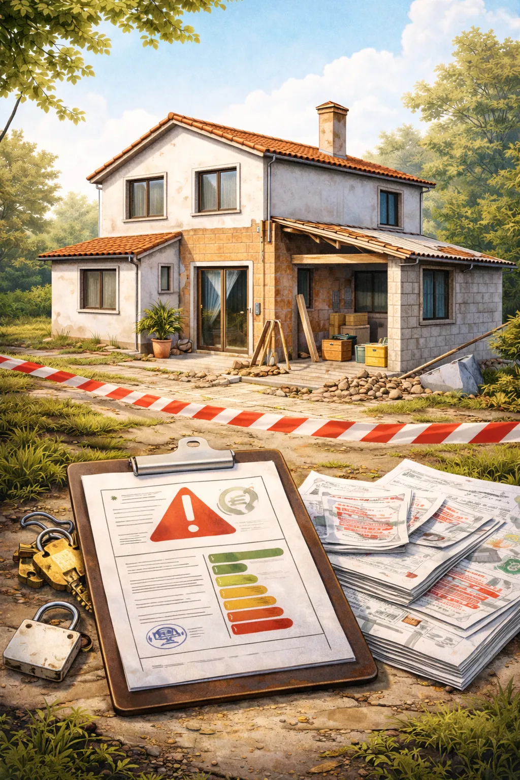 Riscos de obras não legalizadas