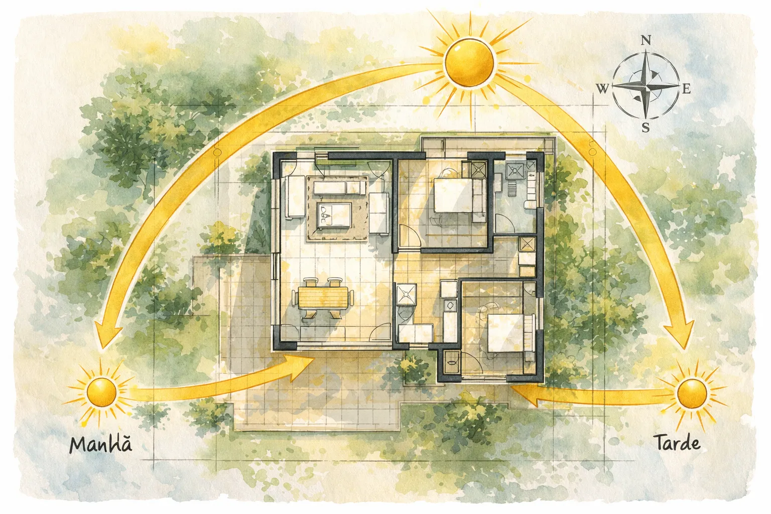 Mapeamento solar e eficiência